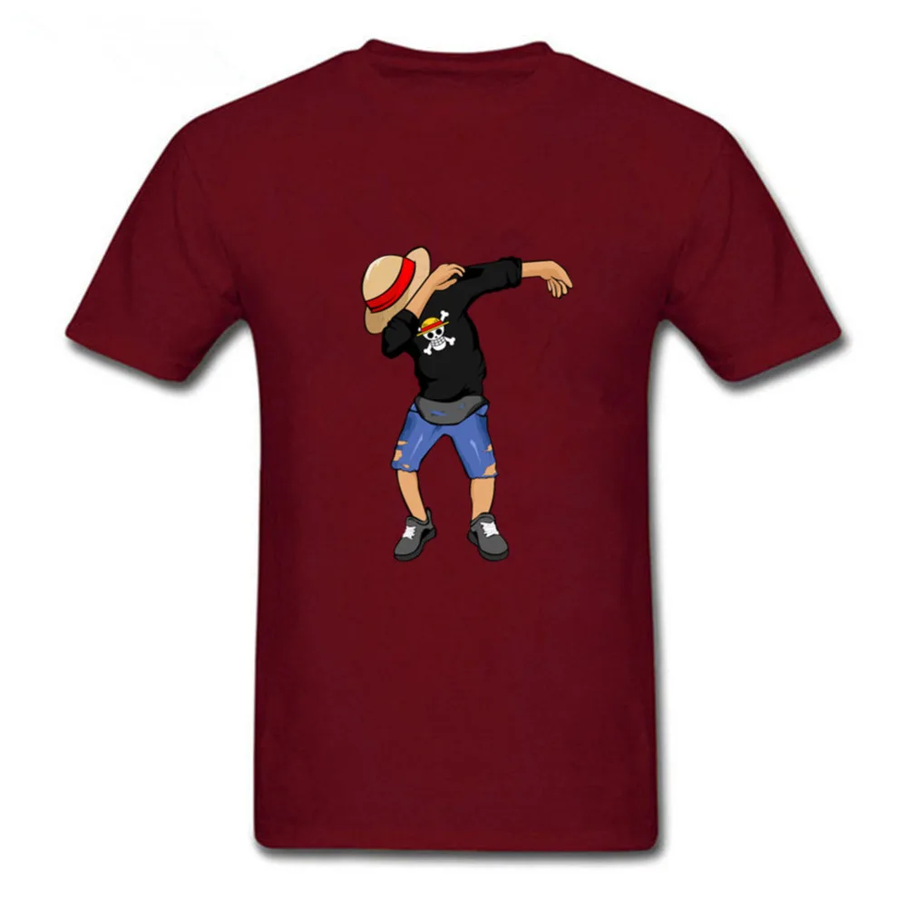 2018 модная цельная футболка мужская с аниме коротким рукавом Luffy One Dab косплей Топы