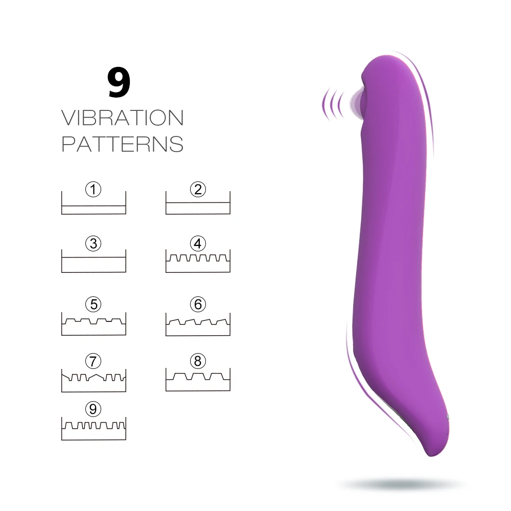 9 скоростей соска присоска интимные игрушки для женщин водонепроницаемый G spot Femme