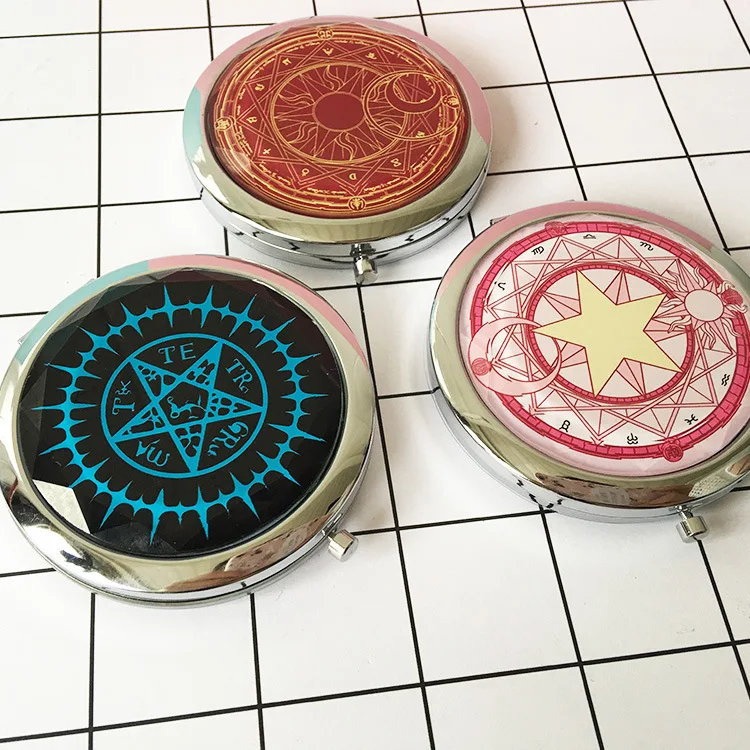 Карточка Captor Sakura Kuroshitsuji милый мультфильм карточка зеркало маленькая круглая