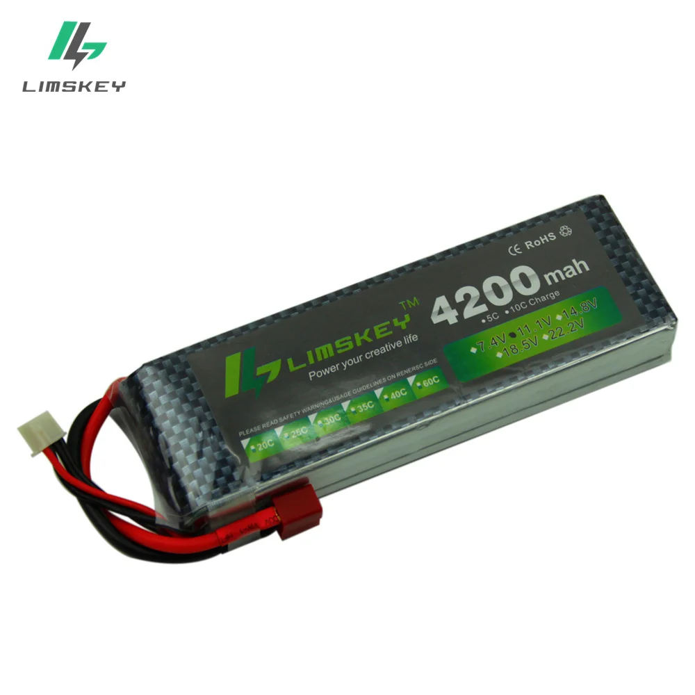 Limskey Power 3S 11 1 В 4200 мАч Дрон Lipo батарея 30c вертолет Квадрокоптер Радиоуправляемый