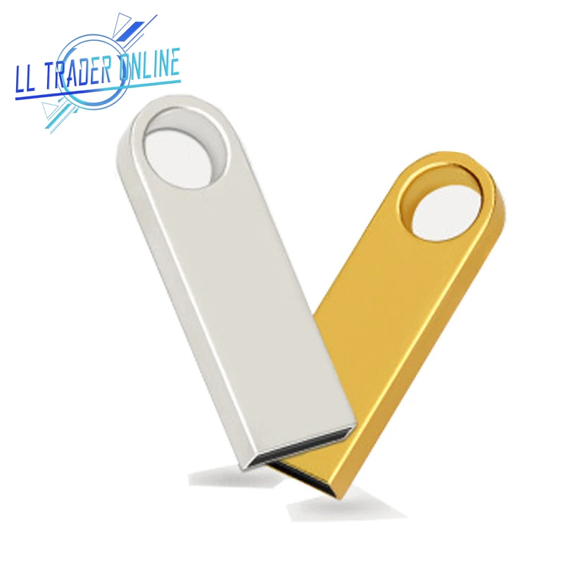 16/32/64 ГБ USB флэш-накопитель 128 металлический круг память внешняя ручка для