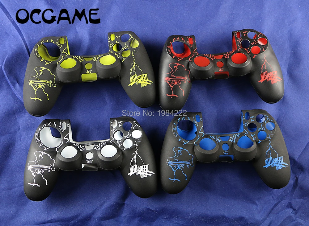 OCGAME 30 шт./лот Высококачественный красочный силиконовый чехол для playstation 4