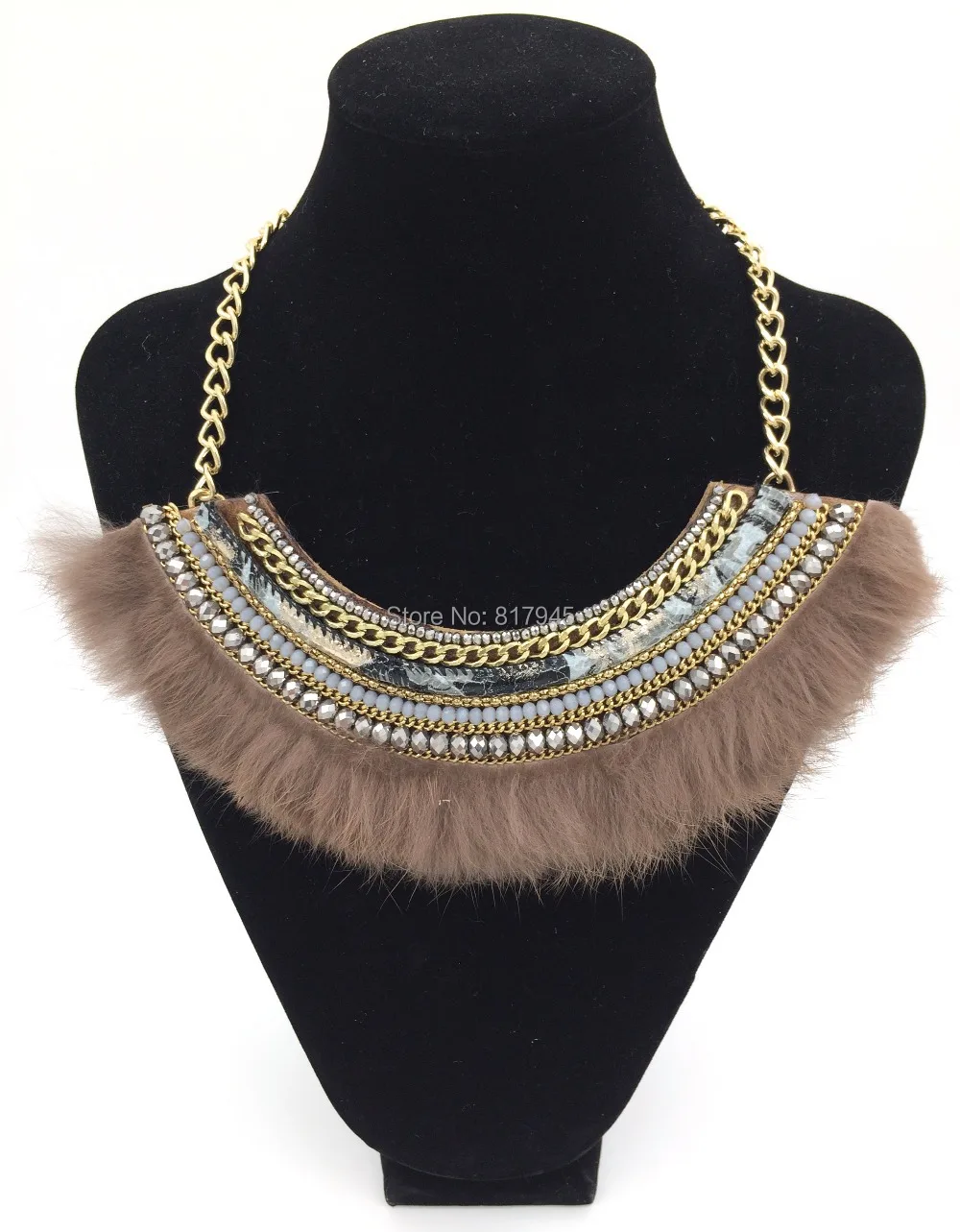 ?? 卸売2016新しいファッションジュエリーハンド作るヒョウネックレス卸売自由奔放に生きるスタイルコリアーファムステートメントネックレス