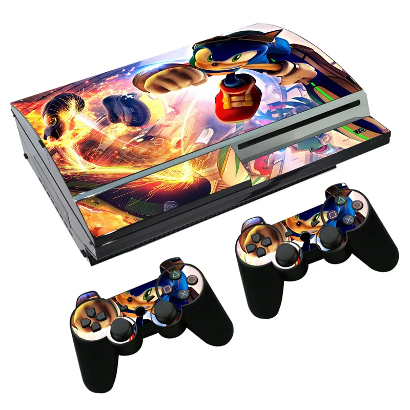 Виниловая наклейка Sonic Heroes для PS3 Fat PlayStation 3 приставка и контроллеры Skins|Наклейки| |