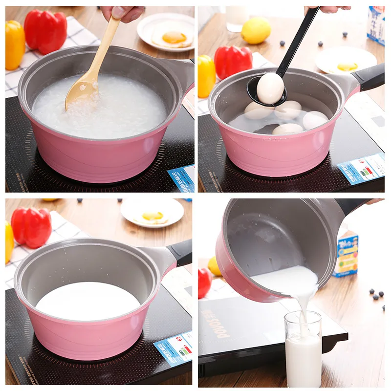 Корейский качественный 18 см розовый керамический горшок для молока