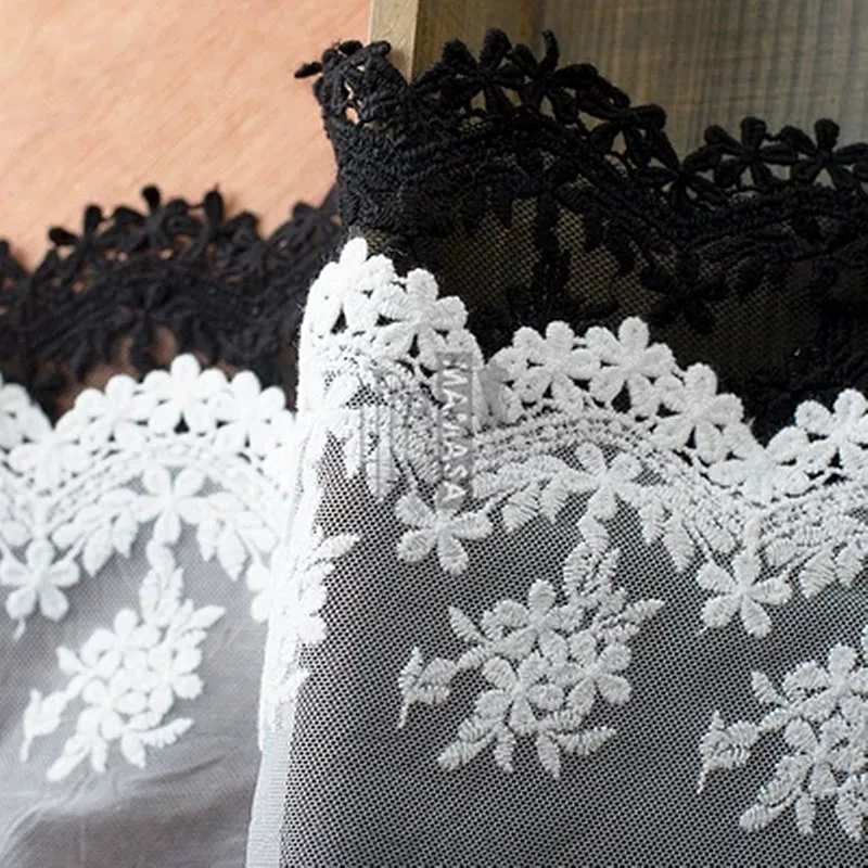 2 ярдов Высокое качество Новая Водорастворимая Сетка Пряжа вышивка ткань кружева