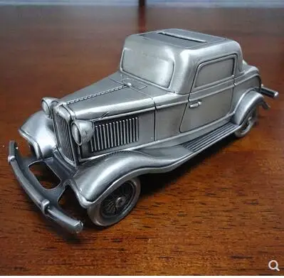 Европейская Оловянная Серебряная копилка экономия монет креативный бак Копилка