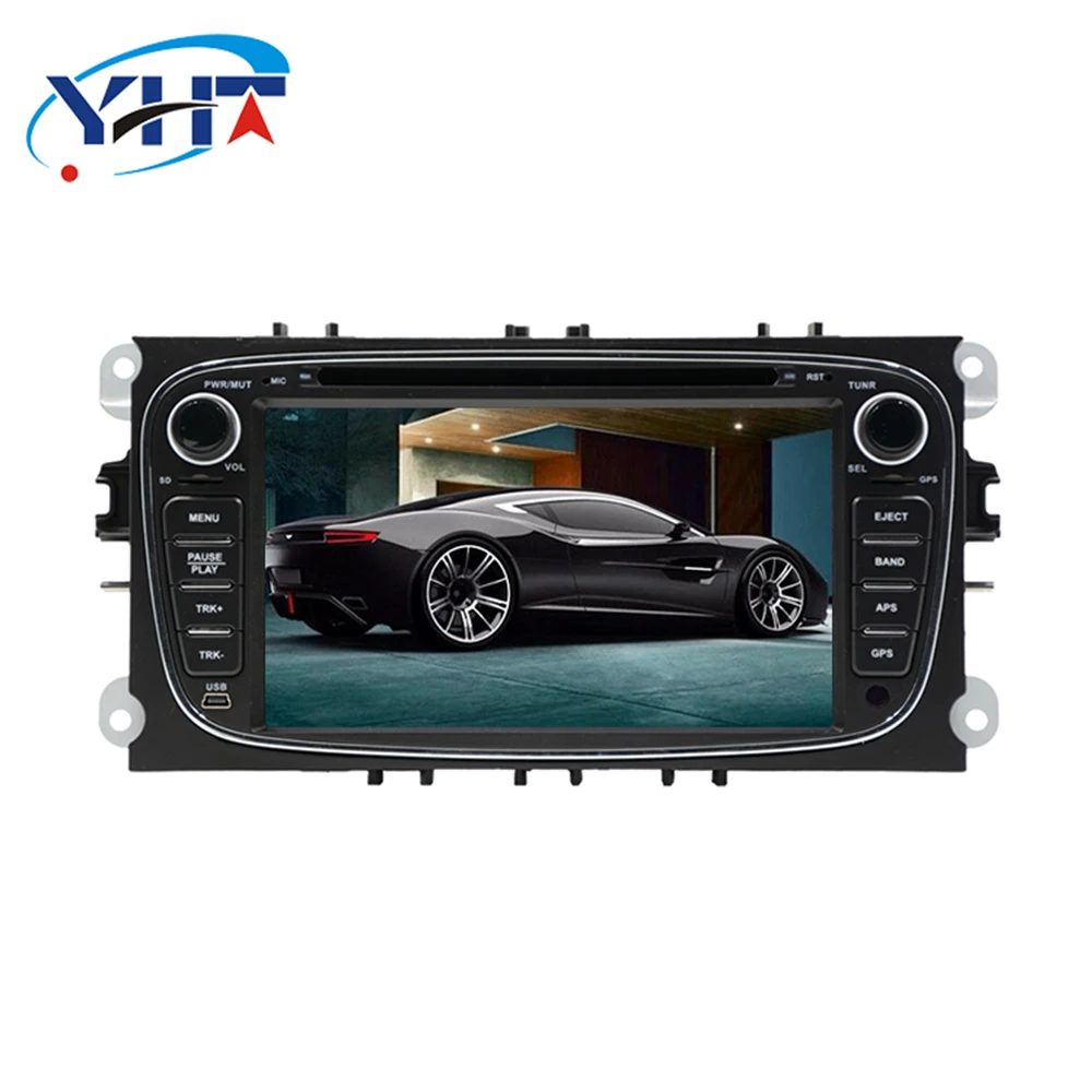 2din 7 &quotчетырехъядерный 1 + 16G Android8.1 автомобильный Радио dvd плеер Wifi gps CD SWC BT HD1024 * 600