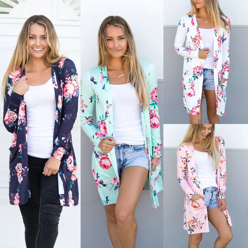 

Pudcoco 2017 Autumn Fashion Design Women Trench Flower Full Sleeve Embroidery Long Style Outwear Autumn Women Fits Outfits New