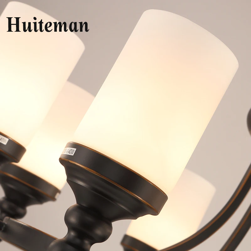 Винтаж Ретро железа люстра осветительное оборудование для Гостиная Спальня