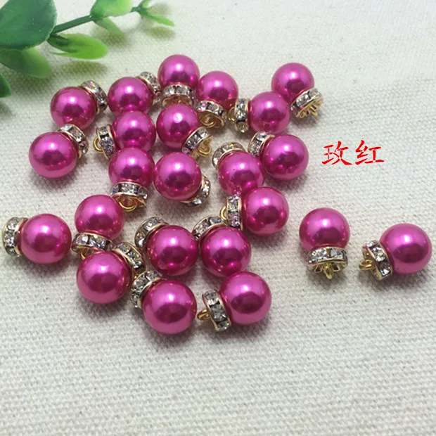 Белые пуговицы для шитья 100 шт. 10 мм жемчужные женской одежды сумочки материал