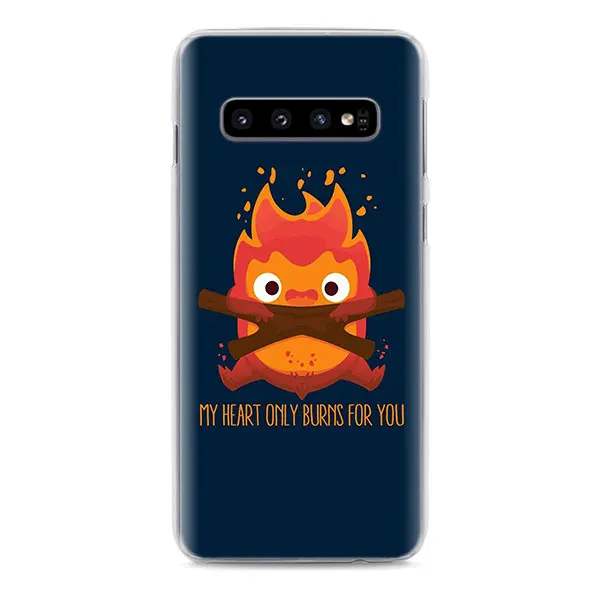Чехлы для телефона Studio Ghibli Howl's Moving замок для samsung Galaxy S8 S9 S10 Plus S10e M10 M20 M30 A10 A30 A50 Жесткий Чехол для задней панели ПК - Цвет: 10
