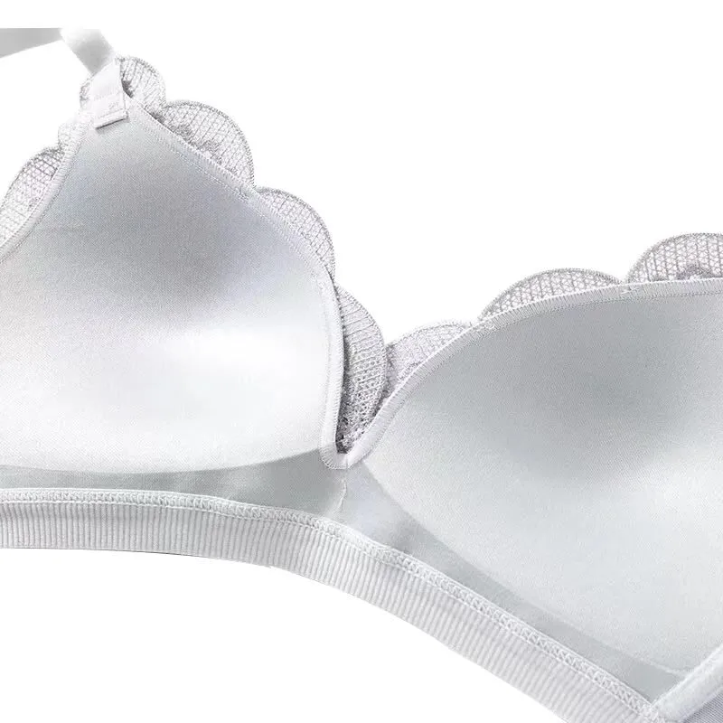 Летнее кружевное платье с цветочным рисунком пуш ап бюстгальтеры Для женщин