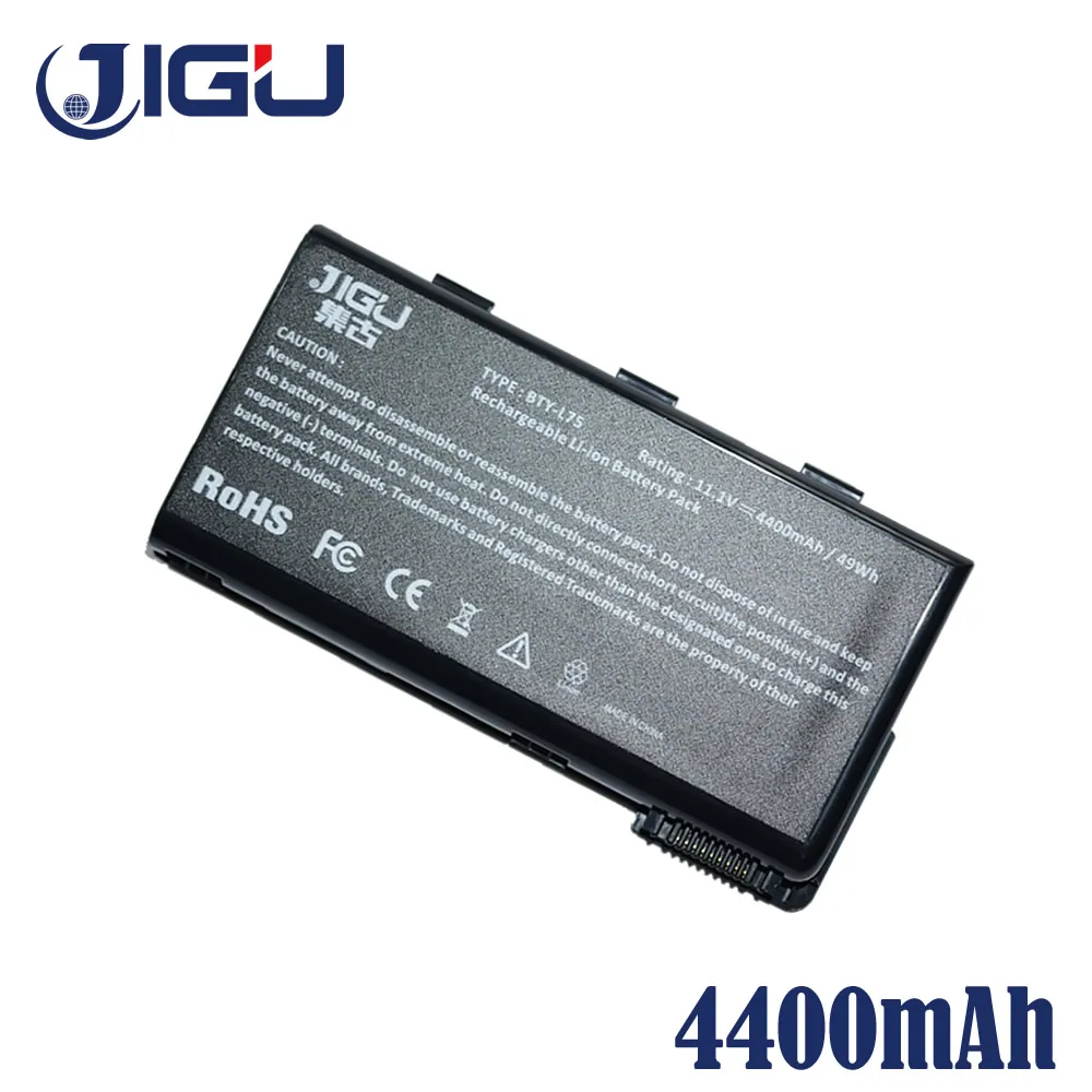 JIGU ноутбука Батарея 91NMS17LD4SU1 957-173XXP-101 BTY-L74 BTY-L75 MS-1682 для MSI A5000 A6000 A6200 CR600 CR610 CR620 CR700 CX600
