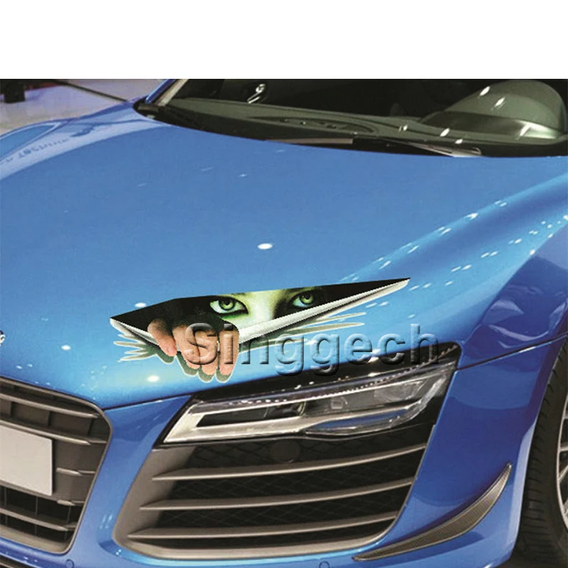 Реалистичные 3D Глаза наклейки для автомобиля Skoda Octavia 2 A7 Fabia Superb Yeti Volkswagen VW Polo Passat B5