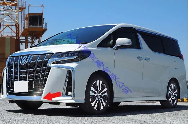 Для 2019 Toyota Sport Edition Alphard AH30 автомобильные аксессуары Нержавеющая сталь Передняя