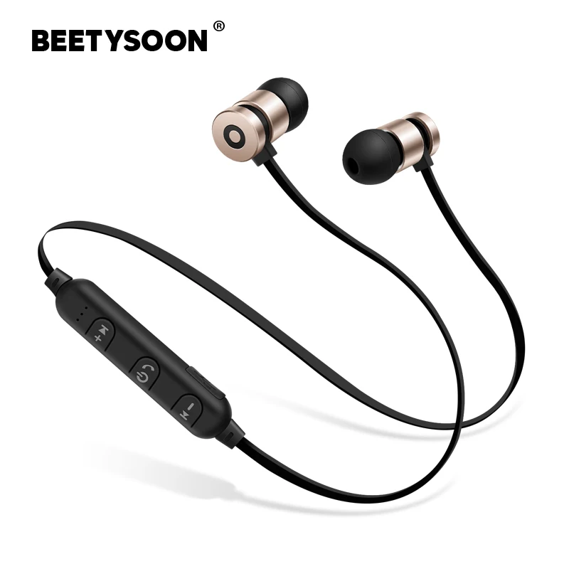 Наушники BEETYSOON водонепроницаемые с магнитом Bluetooth 4 2 спортивные наушники