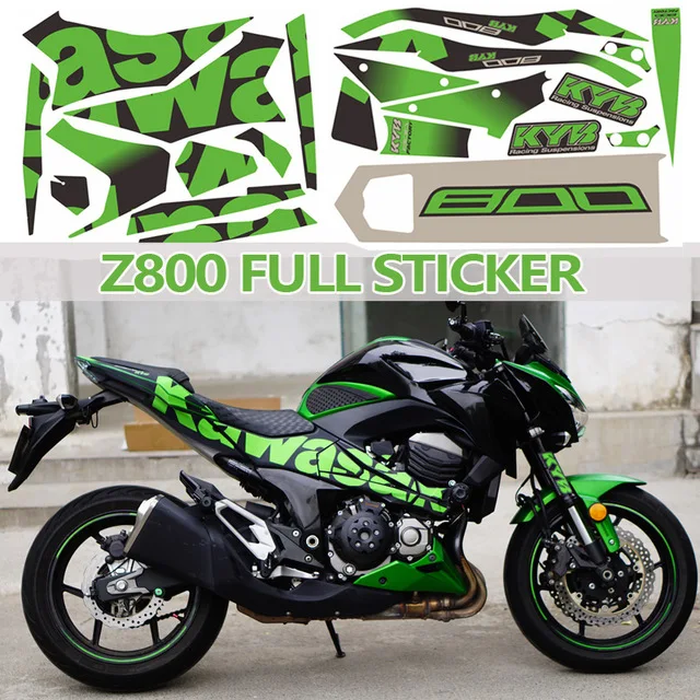 Для Kawasaki Z900 стикер на полную длину наклейка для мотоцикла RR Модифицированная