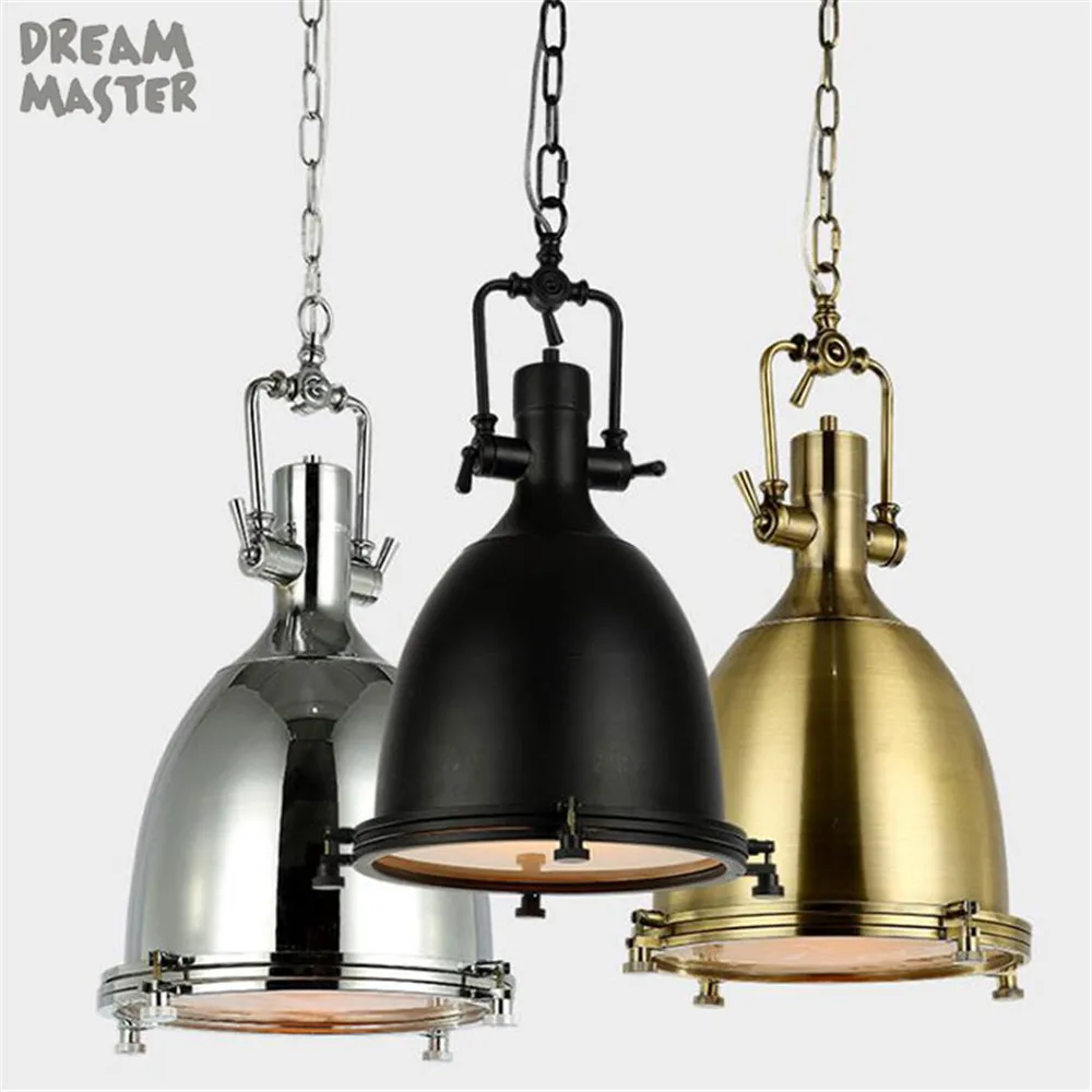 Винтажные подвесные светильники из тяжелого металла в стиле ретро|lamp beautiful|e27 15we27
