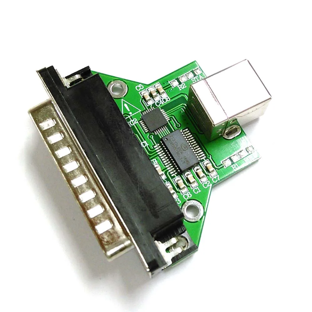 Адаптер cp2102 USB rs232 гнездовой разъем B в модуль преобразователя DB25 для принтера
