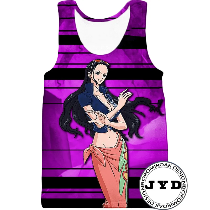 Tank Top Anime Girl 3D Print Tops One Piece Vest Gym Fancy Sleeveless Tee Shirt Men Women Singlet Summer 2019 New | Мужская одежда