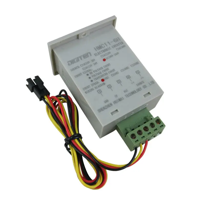 AC100 240V Digital 6 цифровой красный светодиод людей счетчик количества фотографий +