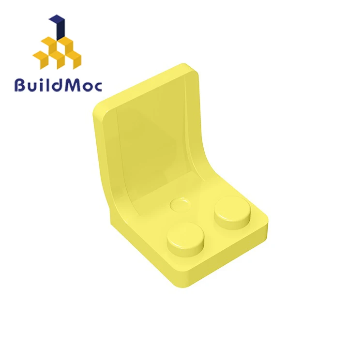 BuildMOC 4079, миниатюрный стул, посуда, 2x2, толстый, для строительных блоков, части, сделай сам, логотип, развивающие, креативный подарок, игрушки