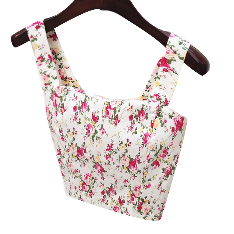 

Короткий топ с оборками на груди, укороченный топ с принтом, бюстье, укороченный топ для фитнеса, женский бюстгальтер на бретелях, лето 2019