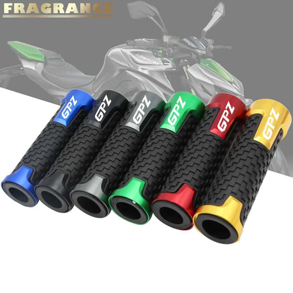 

Universal 22mm 7/8'' CNC Aluminum Rubber Motorcycle Anti-Skid Handle Grips grips handlebar For Kawasaki GPZ 1000RX GPZ1000RX