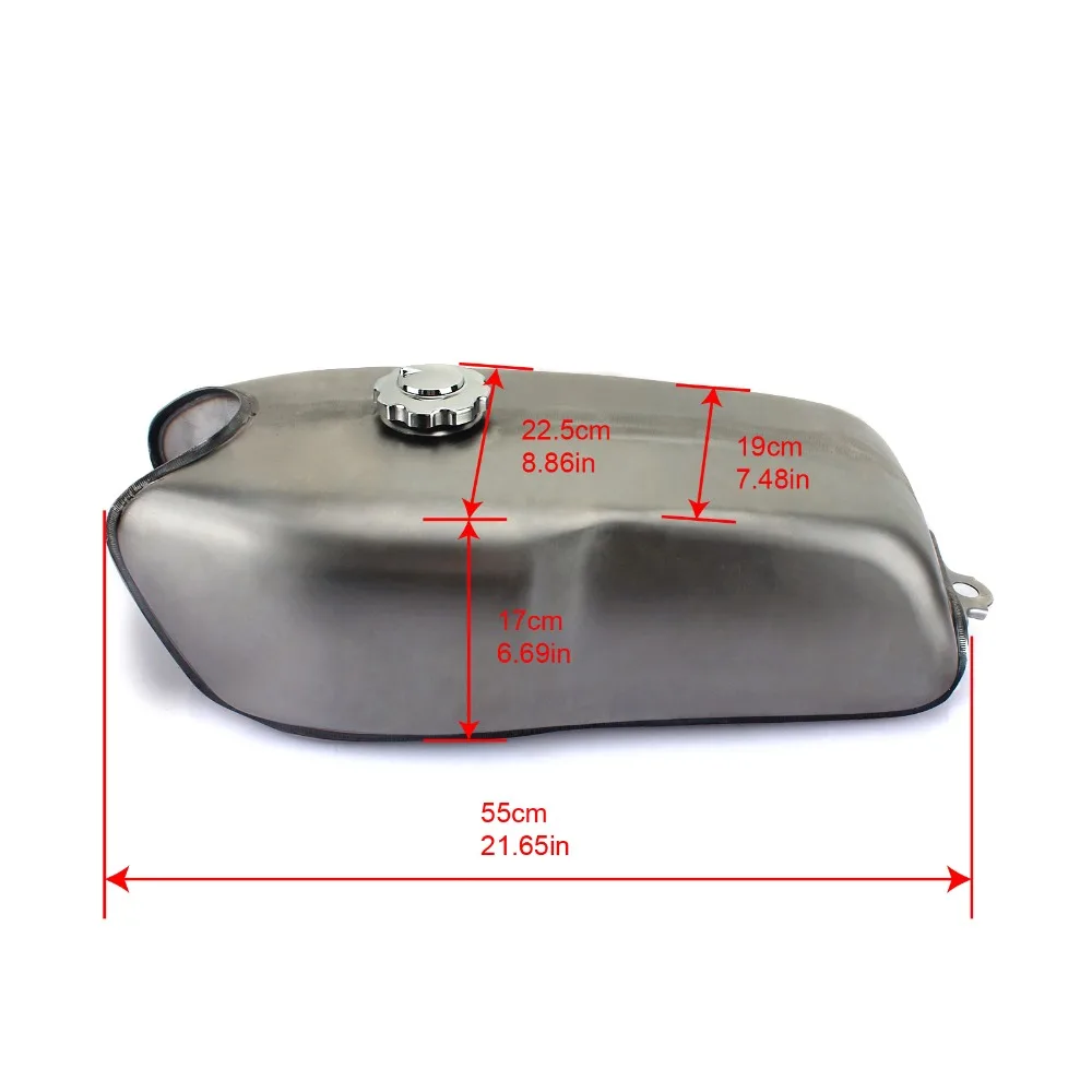 BIKINGBOY Cafe Racer Бензобак 9 л 2 4 галлонов универсальный для YAMAHA RD 50 350 400 500 BMW Honda Kawasaki Suzuki