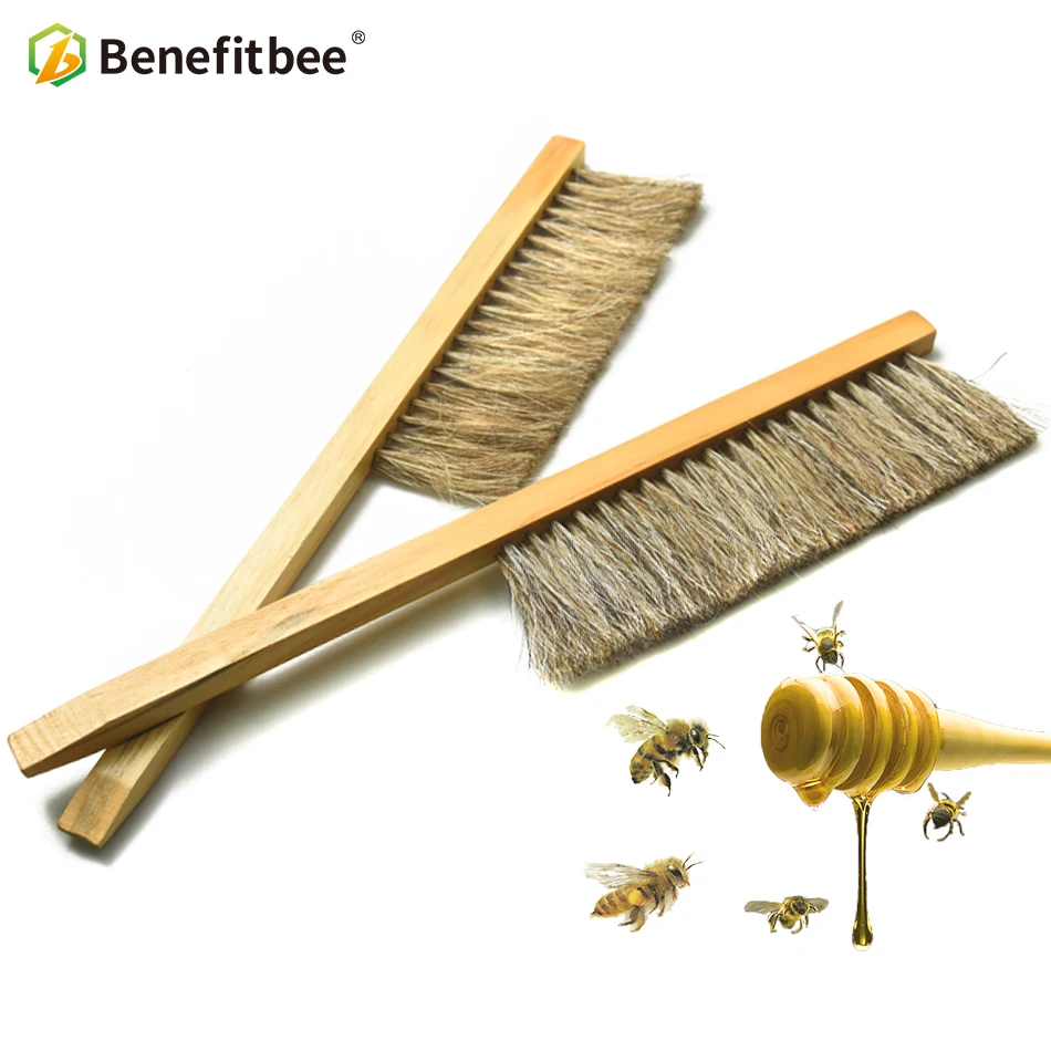 Инструменты для пчеловодства benefit деревянная щетка подметания пчелы два ряда