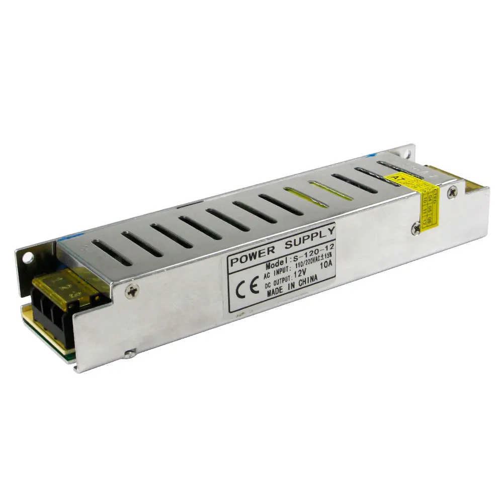 [Dbf] трансформатор AC110/220 В к DC12V 5A/60 Вт 8.3a/100 Вт 10A/ 120 Вт 16.7a/200 Вт 20A/250 Вт 30A/360 Вт Питание для 3528 5050 Светодиодные ленты