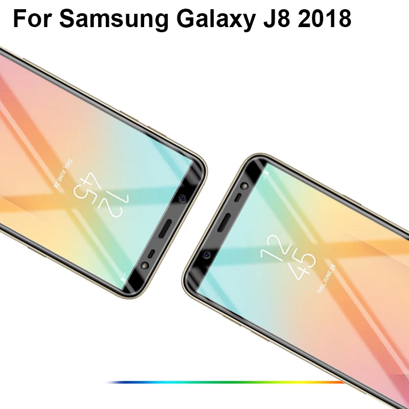 

Сверхтонкое закаленное стекло 9H для Samsung Galaxy J8 2018, J810F, J810, J 8, полное покрытие, защитное стекло, пленка