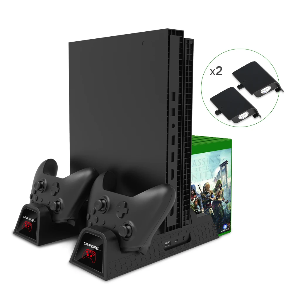 Новая многофункциональная Подставка для зарядки Xbox One X консоль с расширенным
