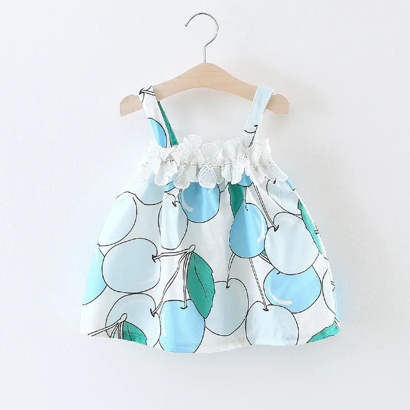 Платье для новорожденных лето 2018 модный дизайн одежда дня рождения 1 год высокое