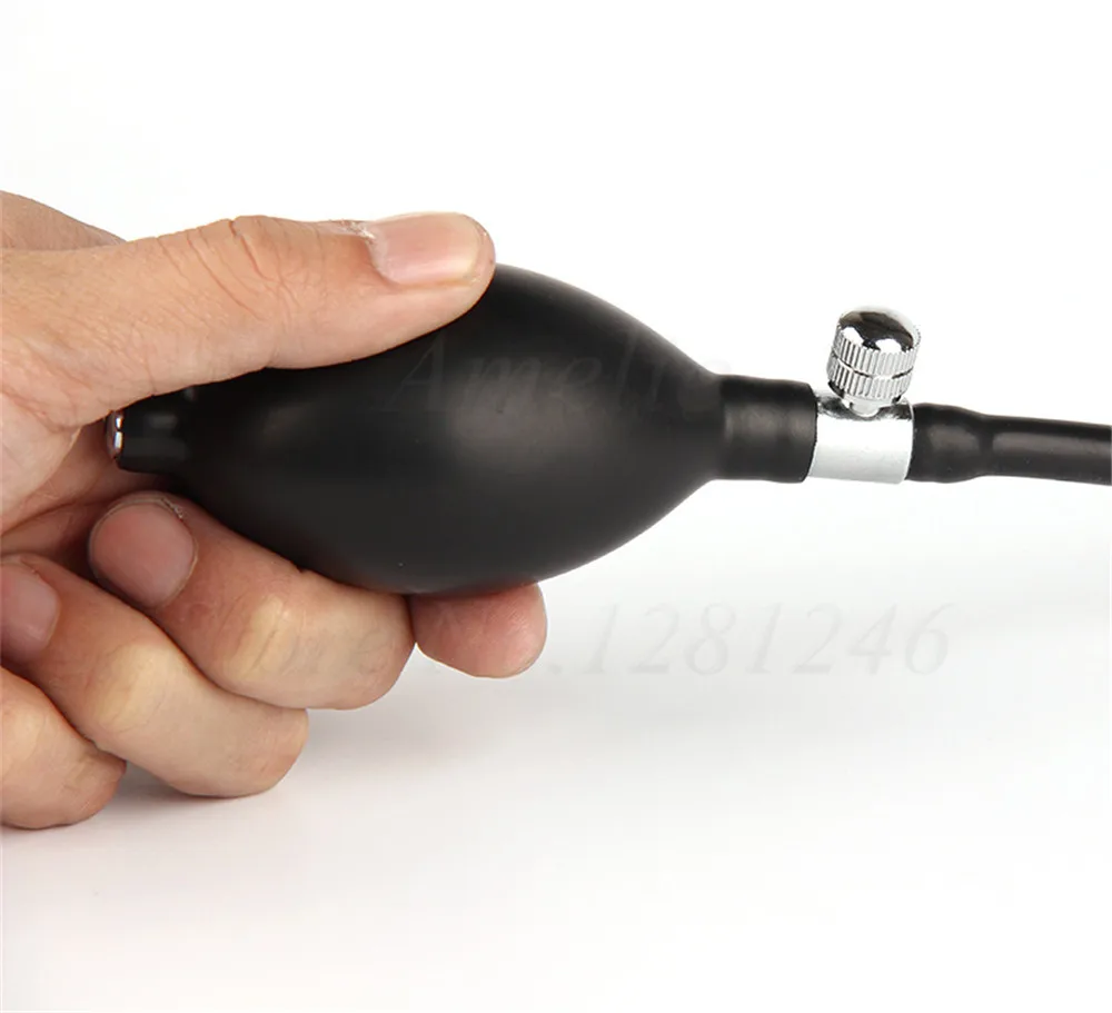 Силиконовая надувная Анальная пробка эротический супер большой полый