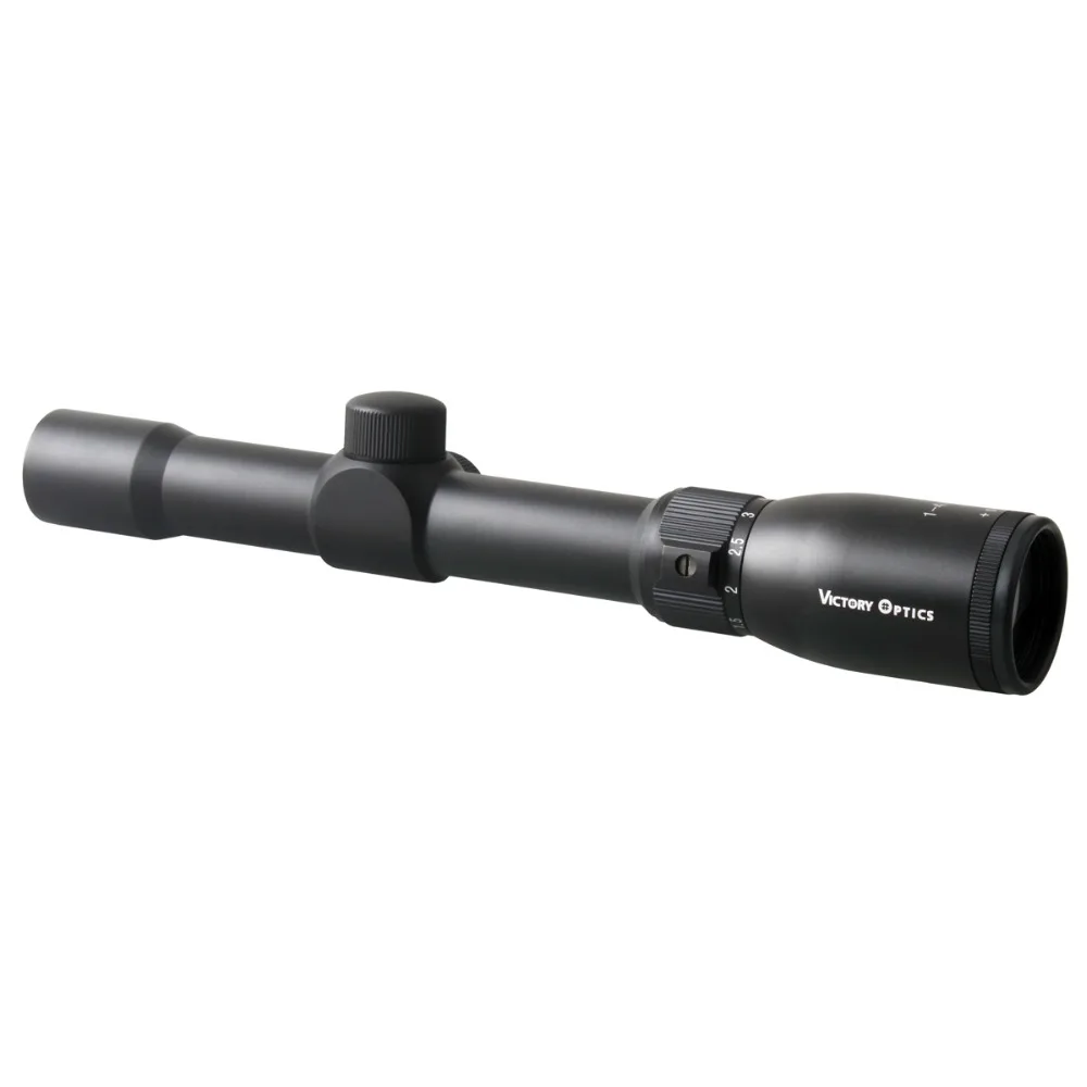 VictOptics 1-4x24 охотничий прицел с 25 4 мм 1 &quotтрубкой Mil-dot Сетка 1/2 MOA | Спорт и