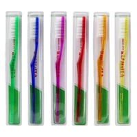 6 pcs nano dental care premium hard toothbrush bristle tooth brush set for adult tooth brush for travel teeth whitening tools