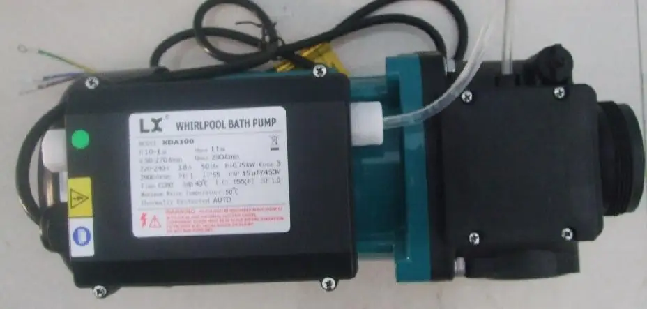 Насос для спа-ванны XDA100 1HP LX водяной насос с автоматическим выхлопом без защиты