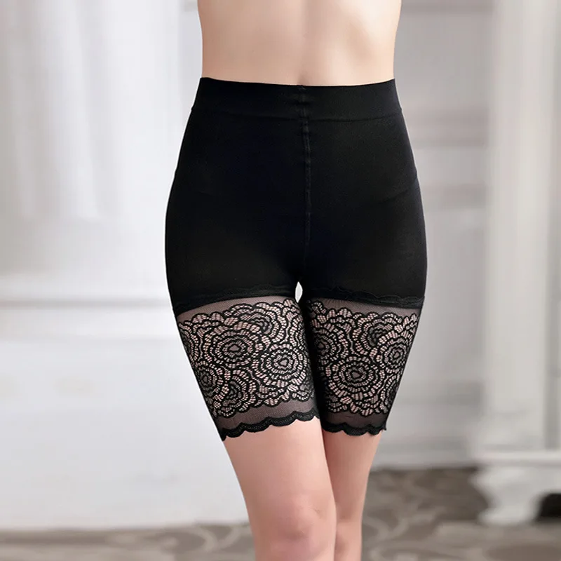 Yesello лето для Для женщин безопасности брюки продлить большой кружева тонкие