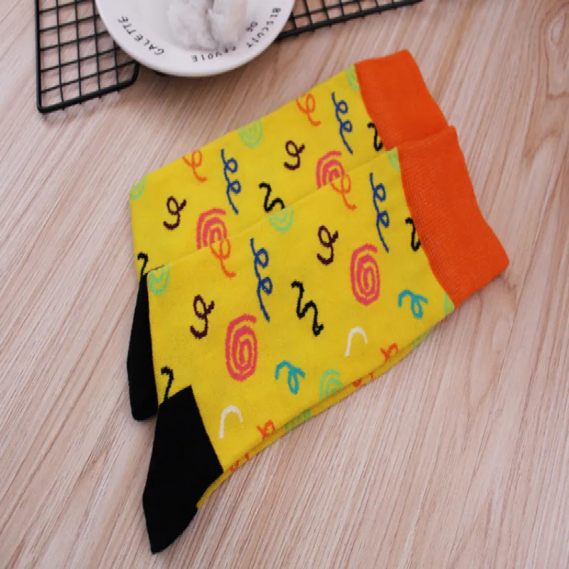 Happysocks мужские Модные хлопковые носки в полоску ограниченный выпуск повседневные