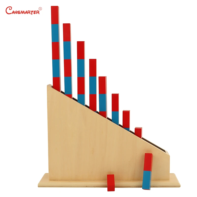 Стандартный Счетные палочки математические игрушки материалы montessori подсчета практика блок для детей; из дерева обучающая развивающая игрушка MA001-NX1