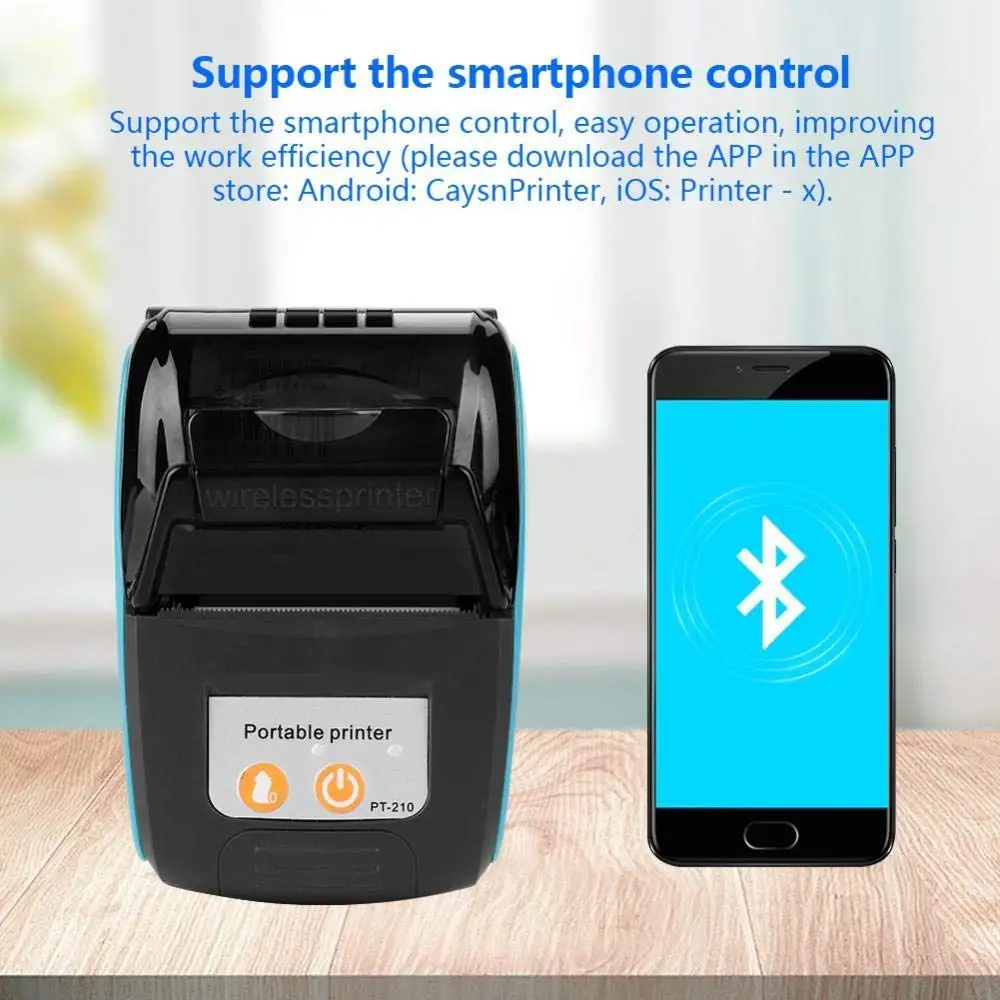 GZM5811 POS портативный 58 мм Термопринтер Bluetooth чековый принтер Bluetooth USB порт для Windows Android POS принтер