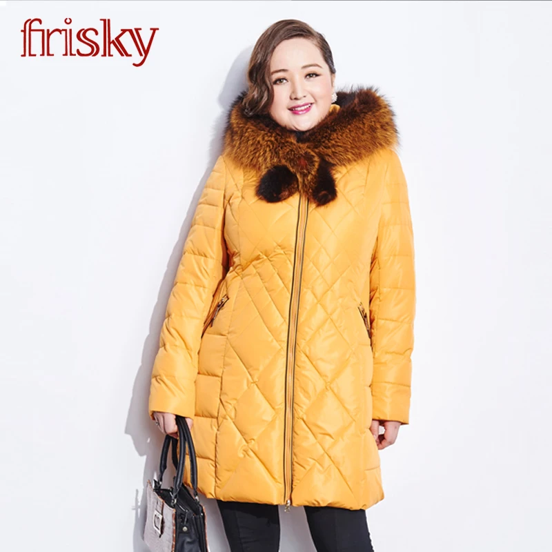 Астрид новый женский толстая зимняя куртка высокое качество фокс меховой