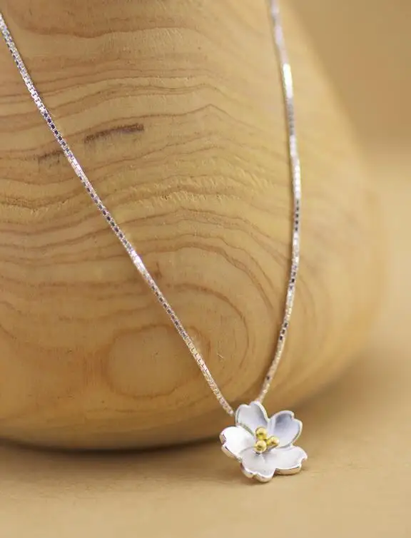 Oly2u New Arrival Women Pendant Necklaces Flower for Necklace Party Gift SYXL026|pendant necklace|women pendantnecklace flower |