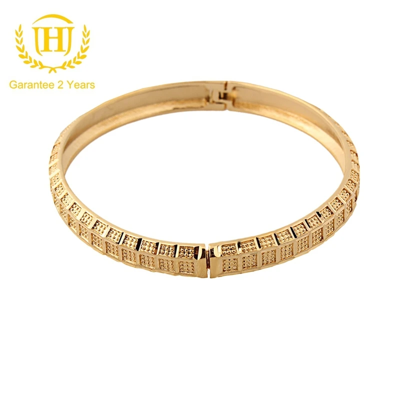 JH Модные золотые Цвет индийский кольцеобразный Браслет Геометрическая сетка