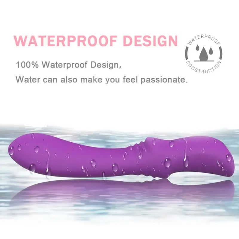 Водонепроницаемый фаллоимитатор вибратор клитор стимулятор с 9 режимами