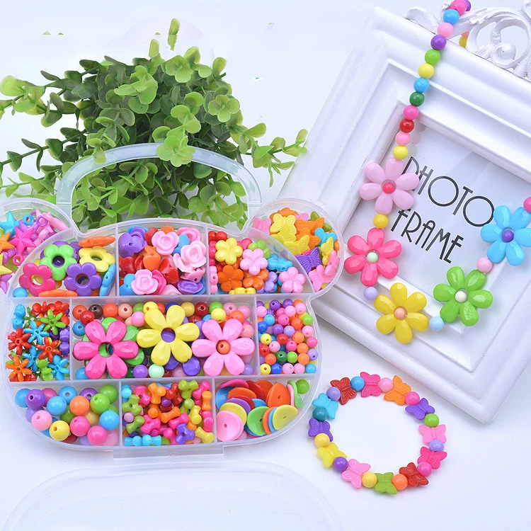 Beads Toys Girl Handmade Wear Necklaces Bracelets Educational Jewelry Making Children Creative Gift | Игрушки и хобби