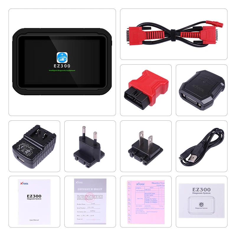

100% Original XTool EZ300 With 5 Systems Diagnosis Engine,ABS,SRS,Transmission and TPMS same function creader with MD802,TS401