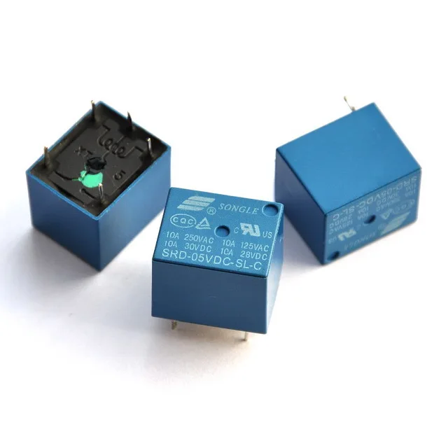 (100 шт./лот) 5 в SPDT реле 250 В переменного тока/30 постоянного тока 10 А|relay 5v|relay spdtrelay 250v |